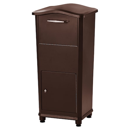 Architectural Mailboxes Elephantrunk Aluminum, Locking, Parcel Drop, 6900RZ, Rubbed Bronze, Extra Large Capacity 6900RZ